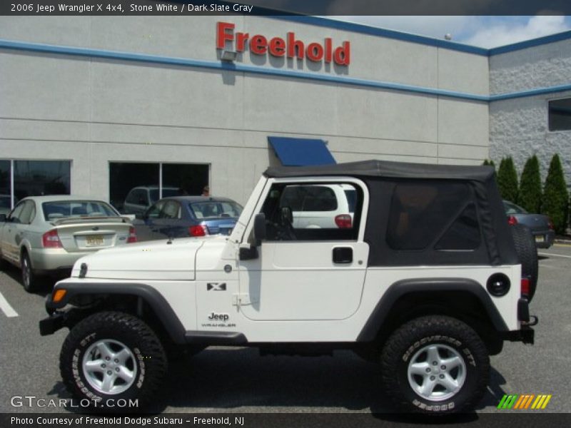 Stone White / Dark Slate Gray 2006 Jeep Wrangler X 4x4