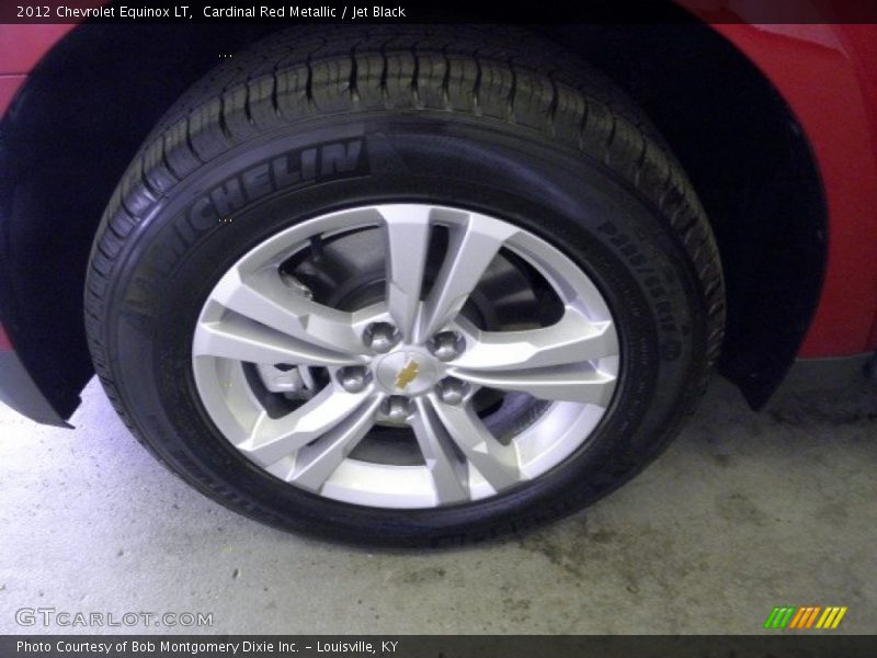 Cardinal Red Metallic / Jet Black 2012 Chevrolet Equinox LT