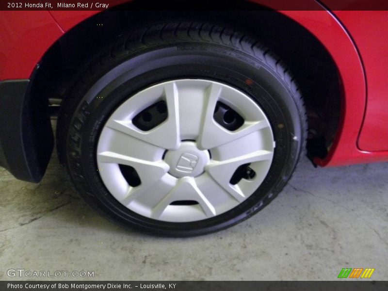 Milano Red / Gray 2012 Honda Fit