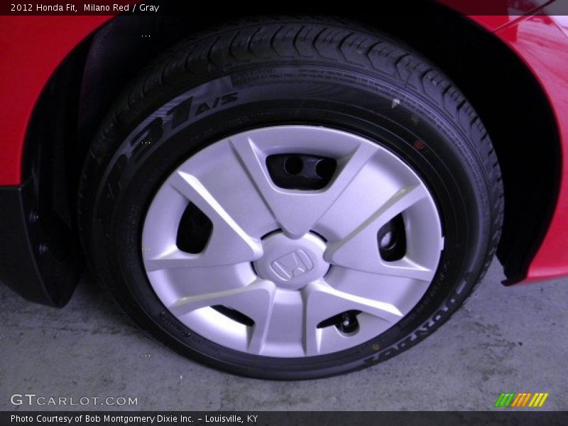 Milano Red / Gray 2012 Honda Fit