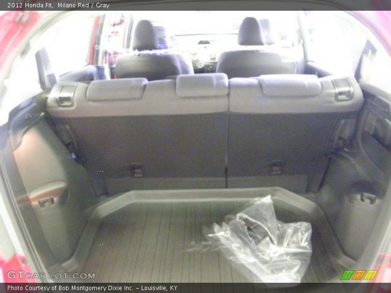 Milano Red / Gray 2012 Honda Fit