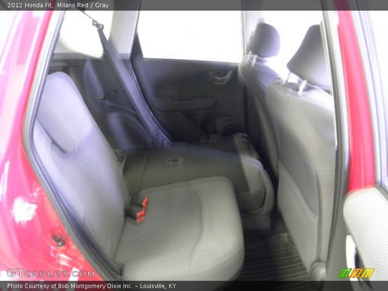 Milano Red / Gray 2012 Honda Fit