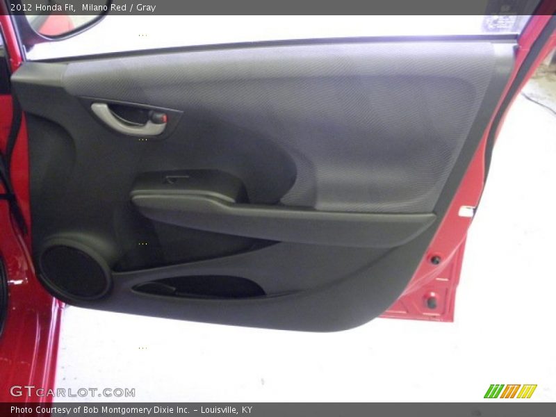 Milano Red / Gray 2012 Honda Fit