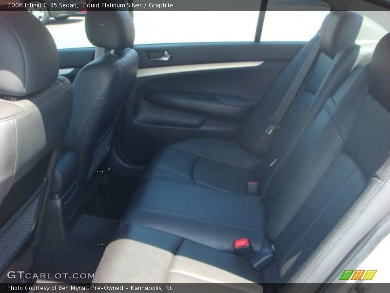 Liquid Platinum Silver / Graphite 2008 Infiniti G 35 Sedan