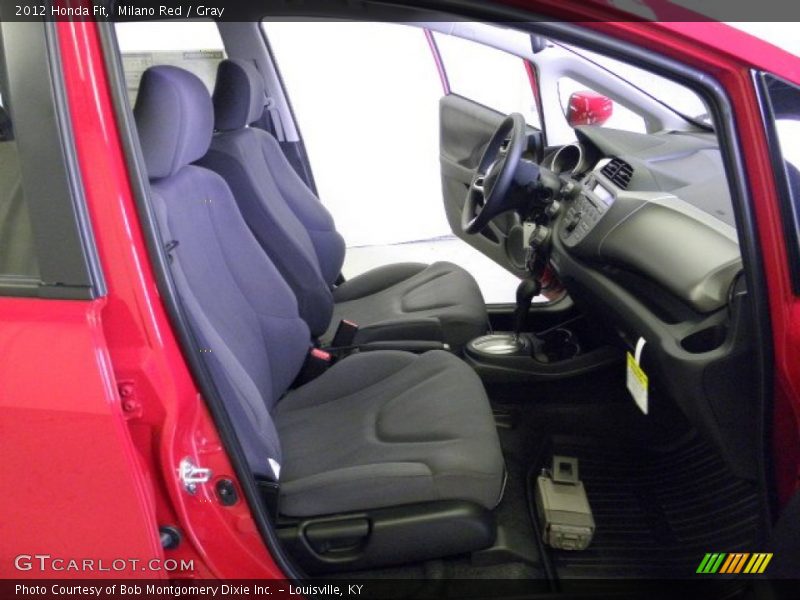 Milano Red / Gray 2012 Honda Fit