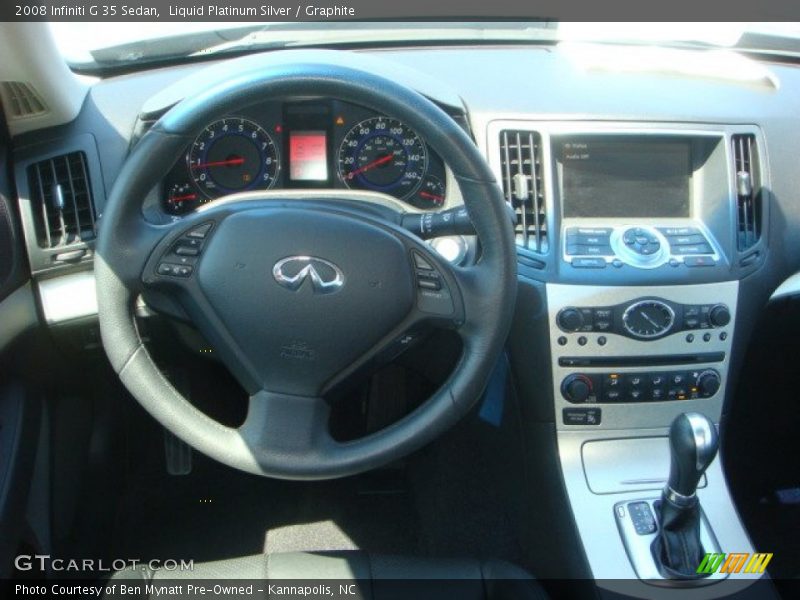 Liquid Platinum Silver / Graphite 2008 Infiniti G 35 Sedan
