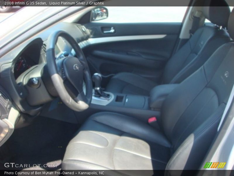 Liquid Platinum Silver / Graphite 2008 Infiniti G 35 Sedan