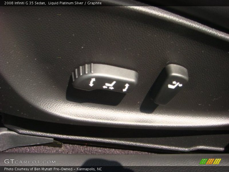 Liquid Platinum Silver / Graphite 2008 Infiniti G 35 Sedan
