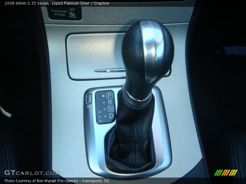 Liquid Platinum Silver / Graphite 2008 Infiniti G 35 Sedan