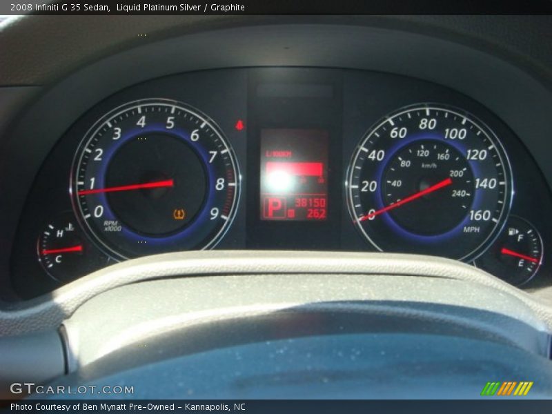 Liquid Platinum Silver / Graphite 2008 Infiniti G 35 Sedan