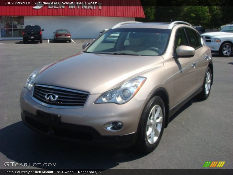 Scarlet Silver / Wheat 2009 Infiniti EX 35 Journey AWD