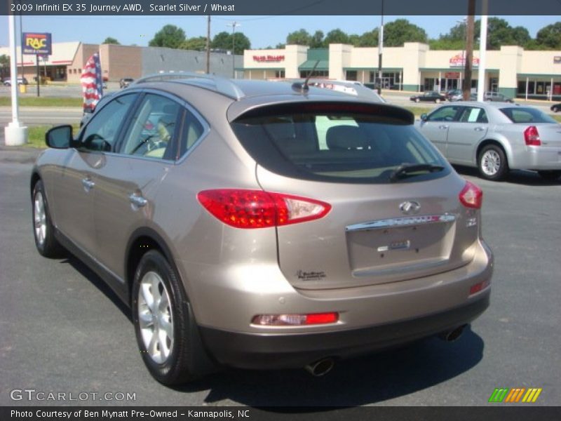 Scarlet Silver / Wheat 2009 Infiniti EX 35 Journey AWD