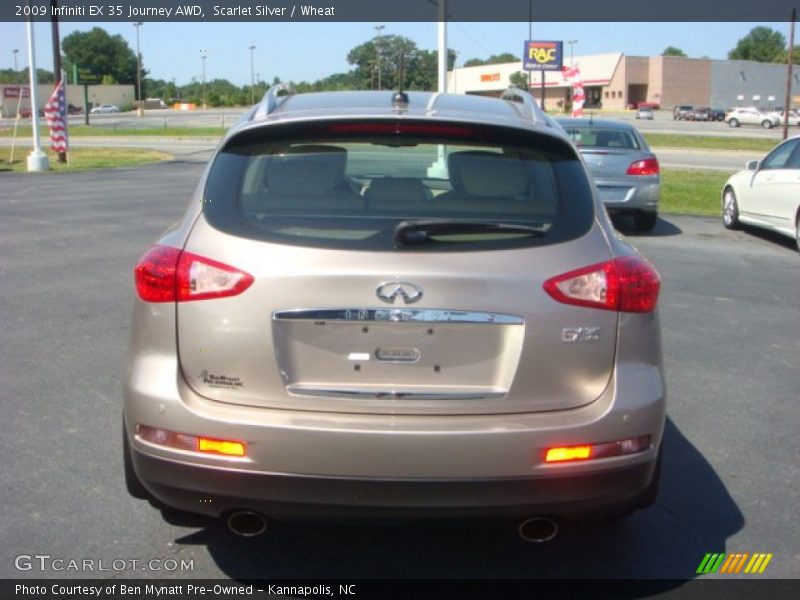 Scarlet Silver / Wheat 2009 Infiniti EX 35 Journey AWD