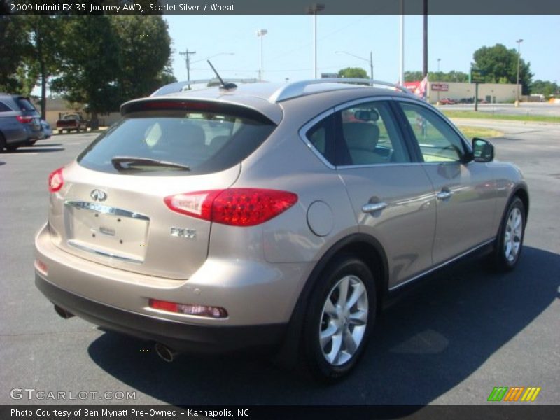 Scarlet Silver / Wheat 2009 Infiniti EX 35 Journey AWD