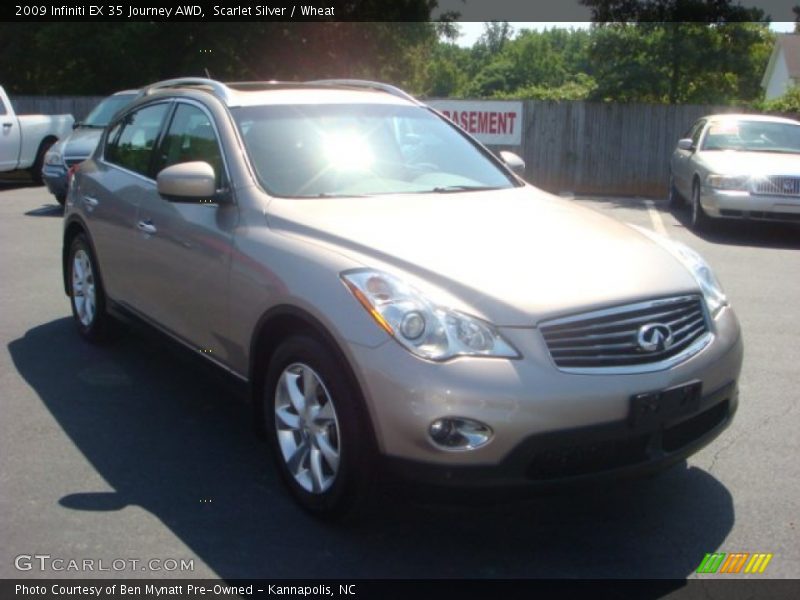 Scarlet Silver / Wheat 2009 Infiniti EX 35 Journey AWD