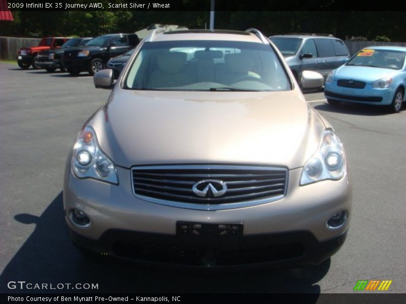 Scarlet Silver / Wheat 2009 Infiniti EX 35 Journey AWD