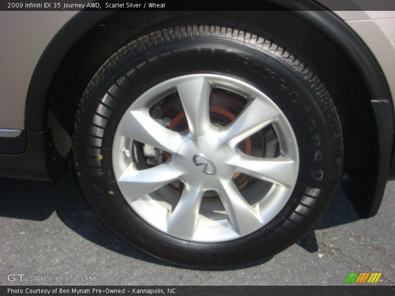 Scarlet Silver / Wheat 2009 Infiniti EX 35 Journey AWD