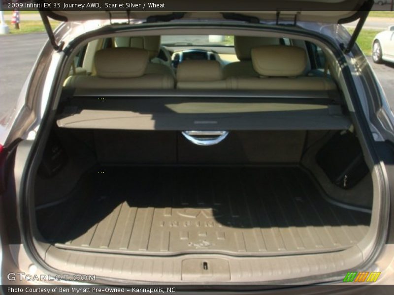 Scarlet Silver / Wheat 2009 Infiniti EX 35 Journey AWD