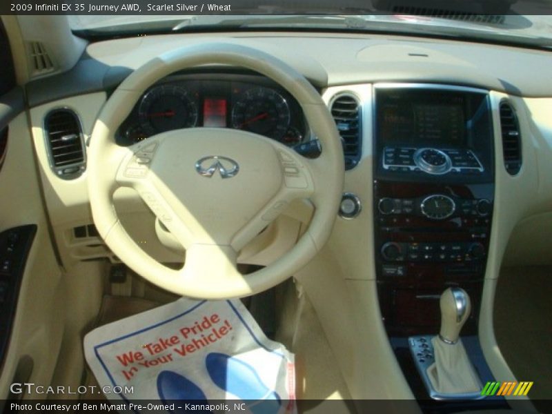 Scarlet Silver / Wheat 2009 Infiniti EX 35 Journey AWD