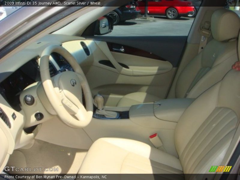 Scarlet Silver / Wheat 2009 Infiniti EX 35 Journey AWD