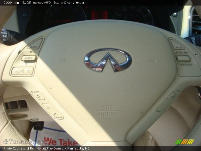 Scarlet Silver / Wheat 2009 Infiniti EX 35 Journey AWD