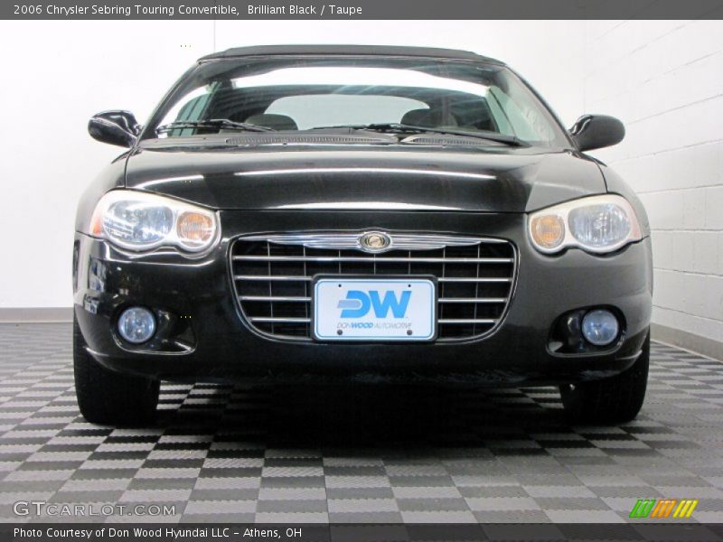 Brilliant Black / Taupe 2006 Chrysler Sebring Touring Convertible