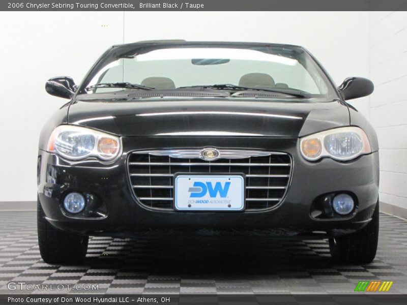 Brilliant Black / Taupe 2006 Chrysler Sebring Touring Convertible