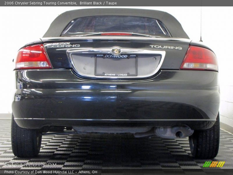 Brilliant Black / Taupe 2006 Chrysler Sebring Touring Convertible