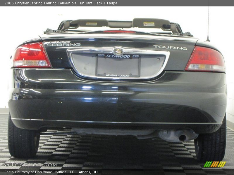 Brilliant Black / Taupe 2006 Chrysler Sebring Touring Convertible