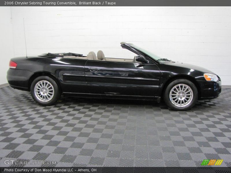 Brilliant Black / Taupe 2006 Chrysler Sebring Touring Convertible