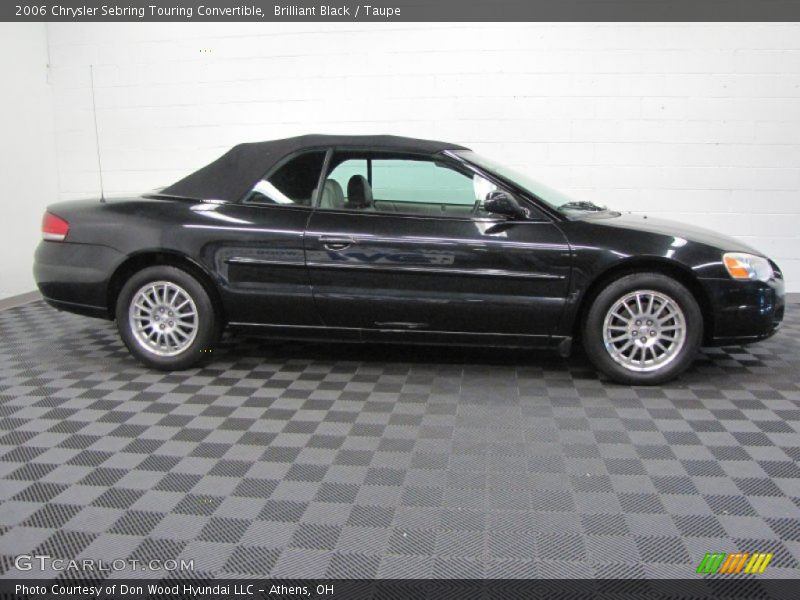 Brilliant Black / Taupe 2006 Chrysler Sebring Touring Convertible