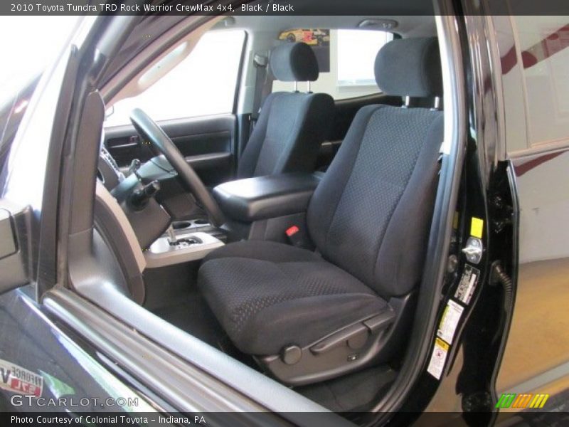 Front Seat of 2010 Tundra TRD Rock Warrior CrewMax 4x4
