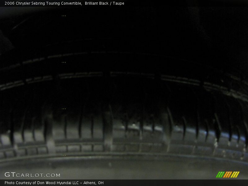 Brilliant Black / Taupe 2006 Chrysler Sebring Touring Convertible