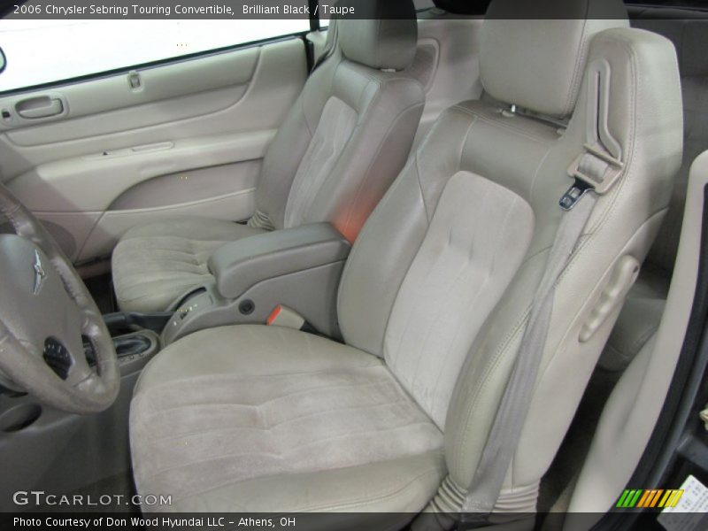 Front Seat of 2006 Sebring Touring Convertible