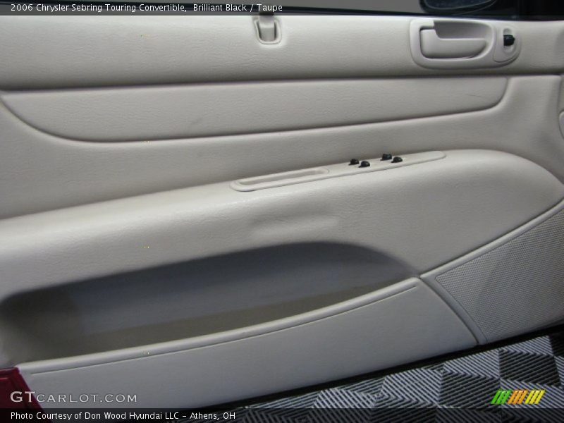 Brilliant Black / Taupe 2006 Chrysler Sebring Touring Convertible