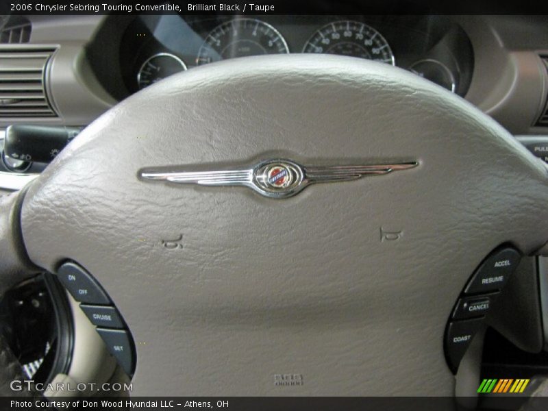 Controls of 2006 Sebring Touring Convertible
