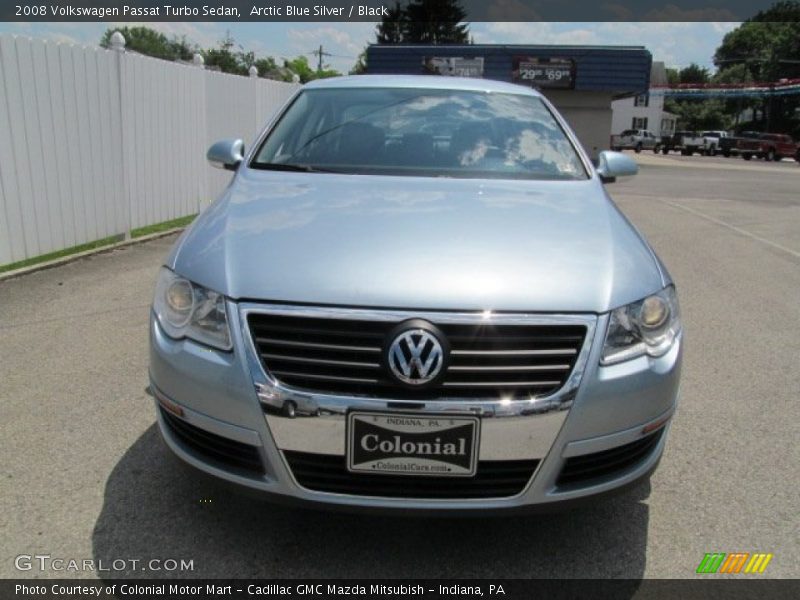 Arctic Blue Silver / Black 2008 Volkswagen Passat Turbo Sedan
