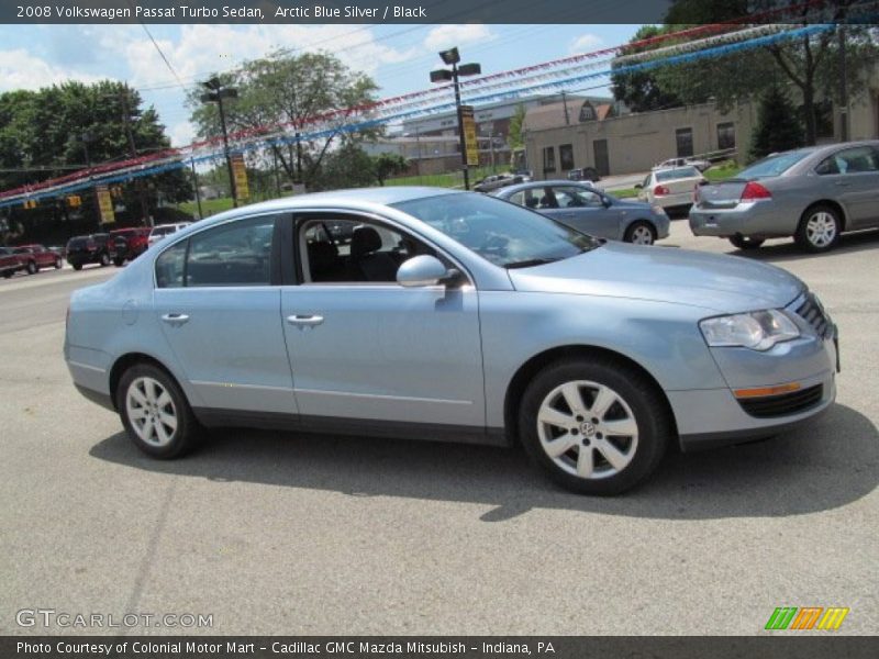 Arctic Blue Silver / Black 2008 Volkswagen Passat Turbo Sedan