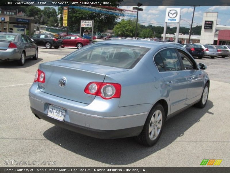 Arctic Blue Silver / Black 2008 Volkswagen Passat Turbo Sedan