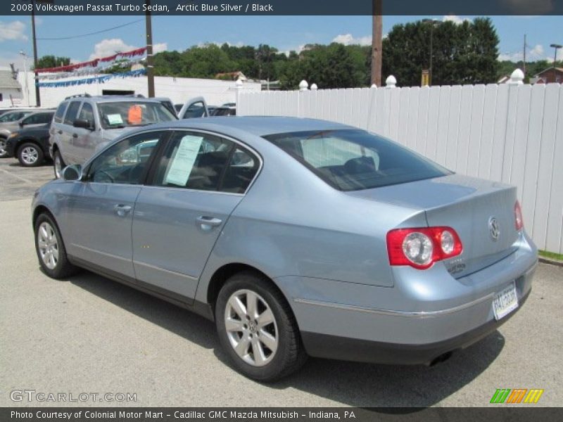 Arctic Blue Silver / Black 2008 Volkswagen Passat Turbo Sedan