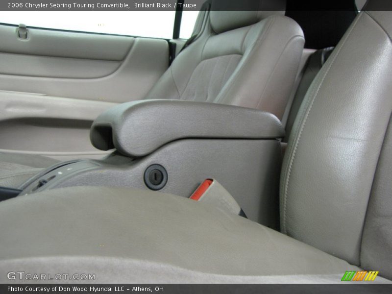 Brilliant Black / Taupe 2006 Chrysler Sebring Touring Convertible