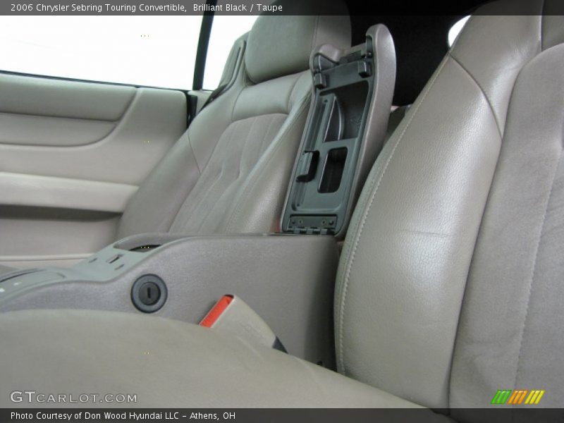 Brilliant Black / Taupe 2006 Chrysler Sebring Touring Convertible