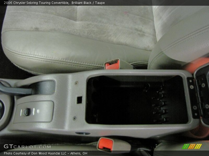 Brilliant Black / Taupe 2006 Chrysler Sebring Touring Convertible