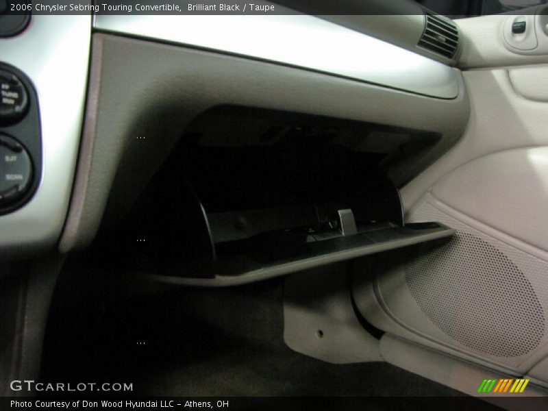 Brilliant Black / Taupe 2006 Chrysler Sebring Touring Convertible