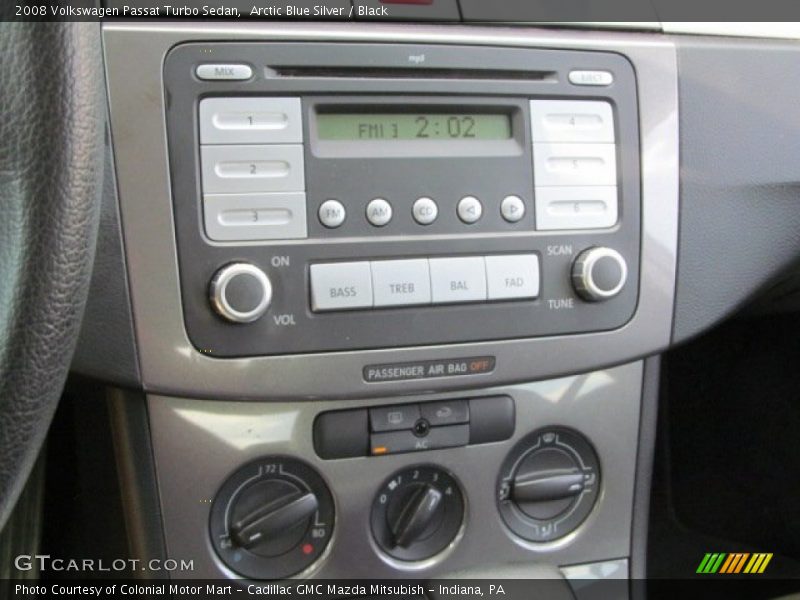 Audio System of 2008 Passat Turbo Sedan