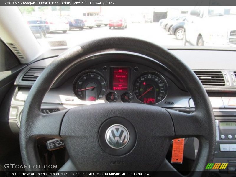 Arctic Blue Silver / Black 2008 Volkswagen Passat Turbo Sedan