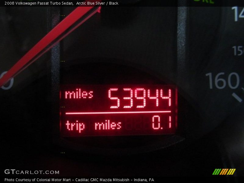 Arctic Blue Silver / Black 2008 Volkswagen Passat Turbo Sedan
