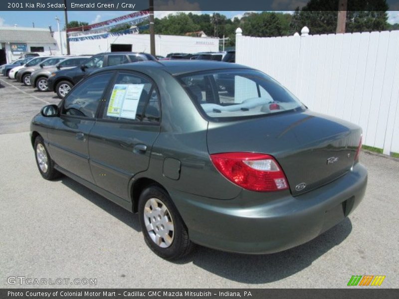  2001 Rio Sedan Emerald Green