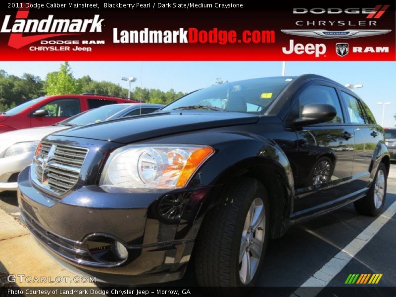 Blackberry Pearl / Dark Slate/Medium Graystone 2011 Dodge Caliber Mainstreet