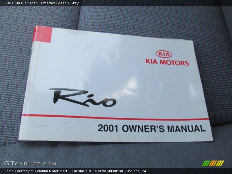 Books/Manuals of 2001 Rio Sedan